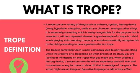 tropes|what does trope mean today.